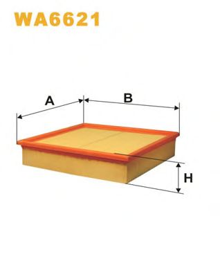 WIX FILTERS wa6621 -  Воздушный фильтр